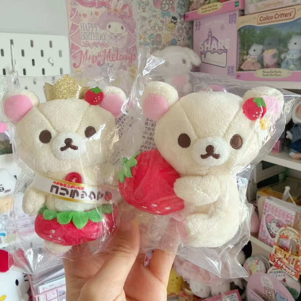 Rilakkuma Strawberry Costume Mascot
