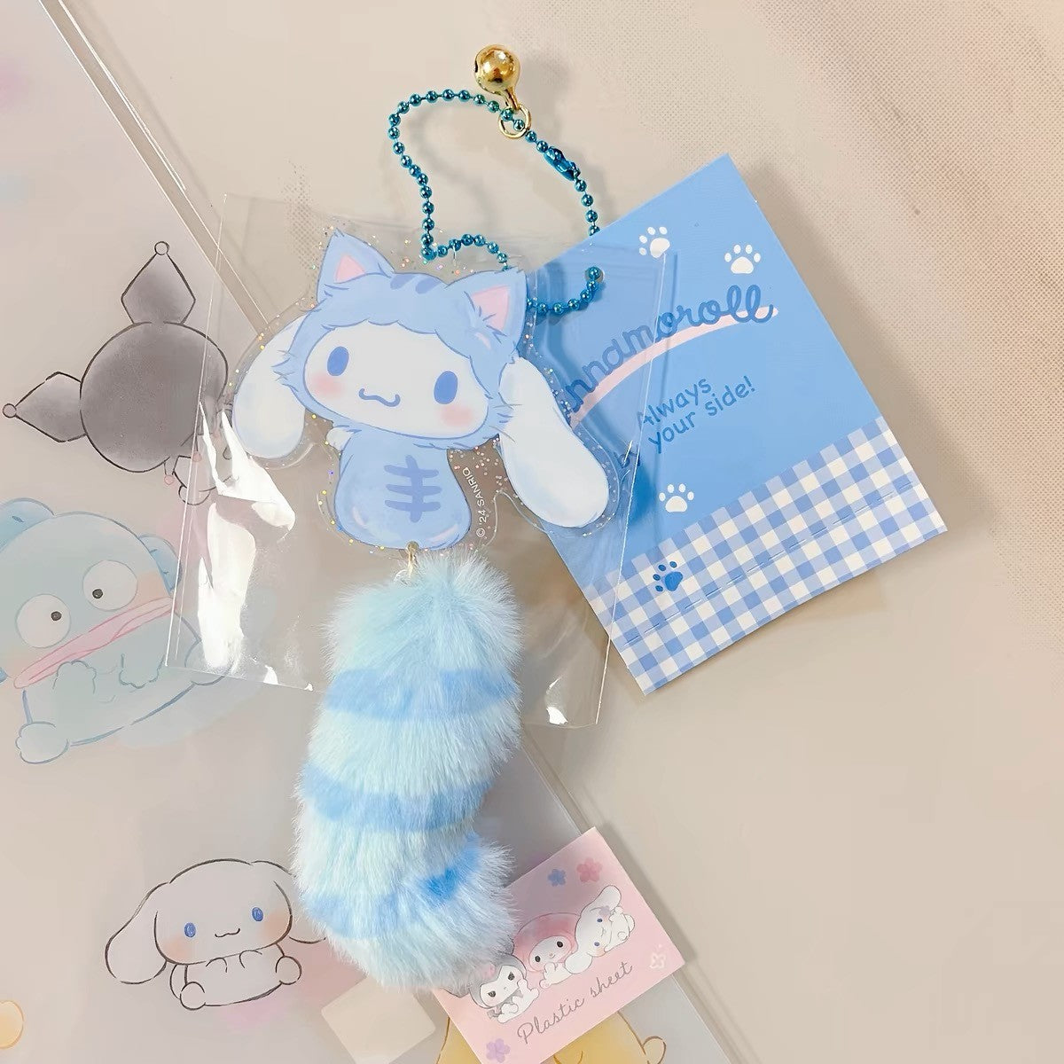 Sanrio Cat Tail Plush Mascot