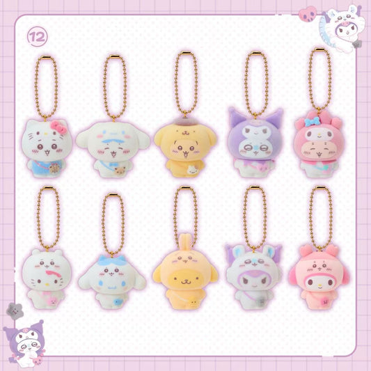 Chiikawa x Sanrio Collab Pendant Blind Box 2025