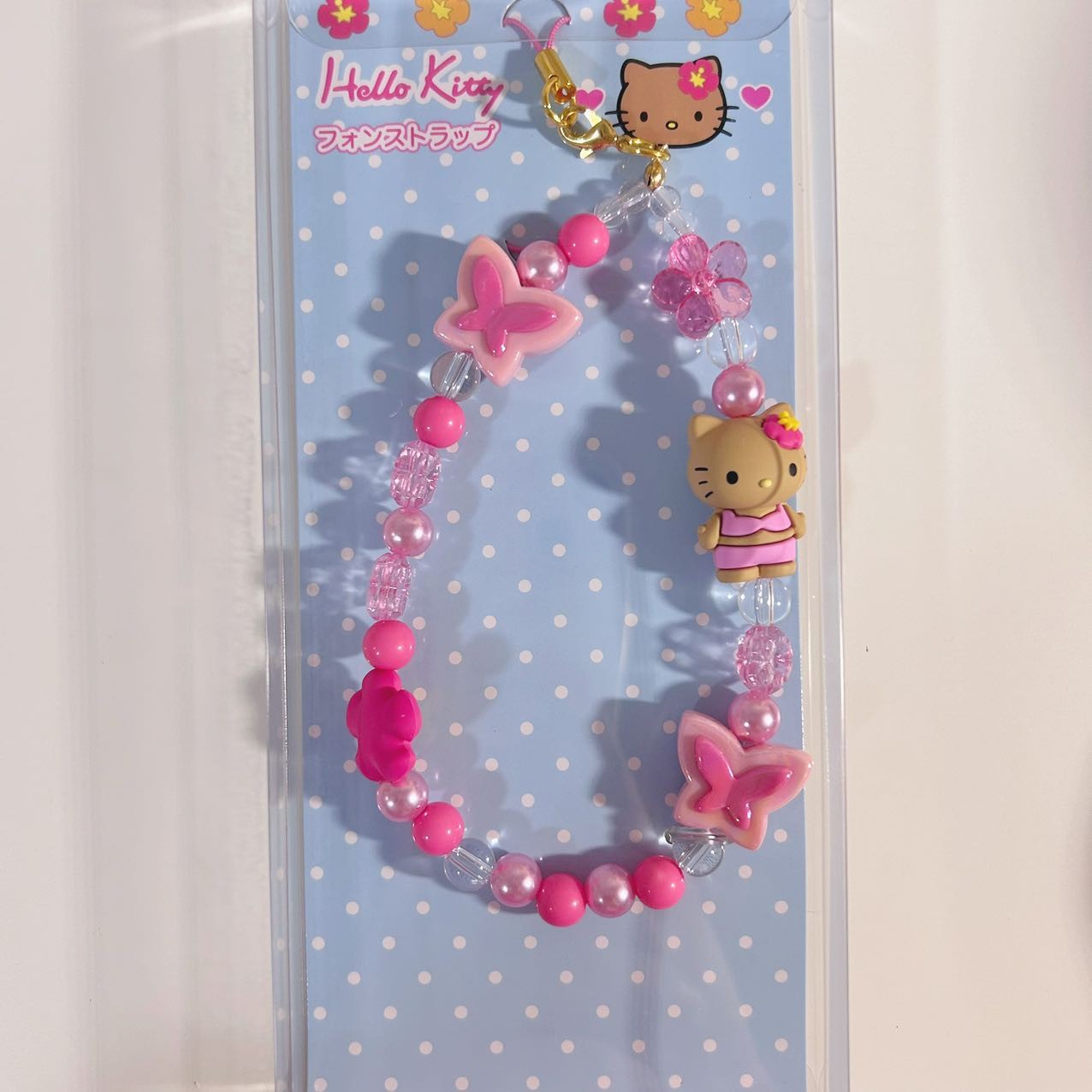 Hello Kitty Heart Phone Strap