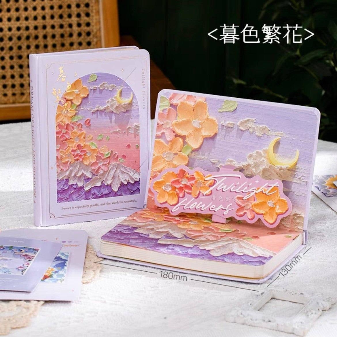 Dreamy Light & Shadow Series Journal Notebook