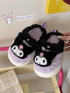Kuromi Plush Slippers