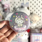 Sanrio NIC Mermaid Fine Glitter Pin Badge Blind Box
