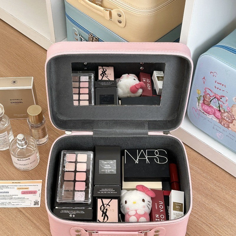 Ribbon Kitty Cosmetic Case