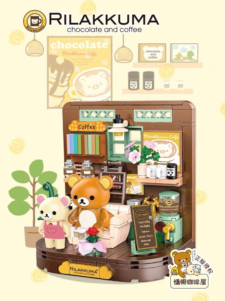 Rilakkuma Cafe Building Blocks Officially Licensed