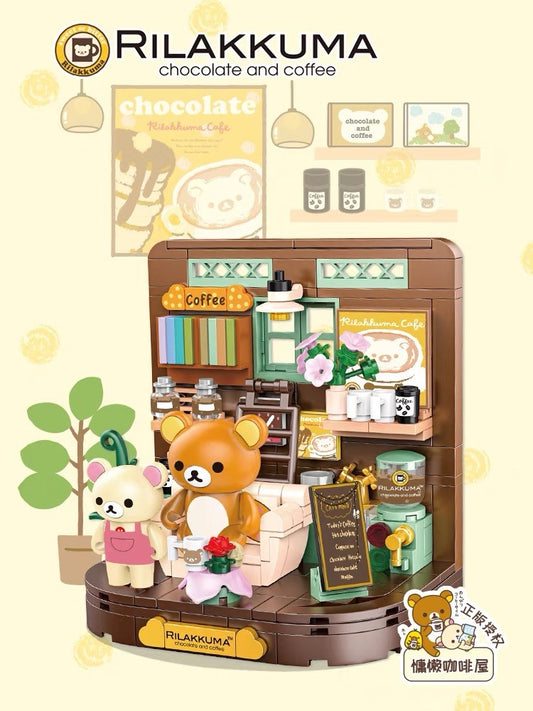 Rilakkuma Cafe Building Blocks Officially Licensed