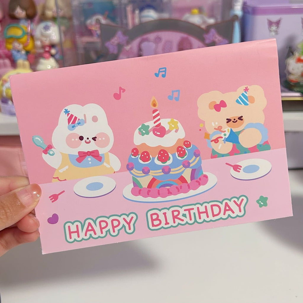 Cute 3D Pop-Up Birthday Card