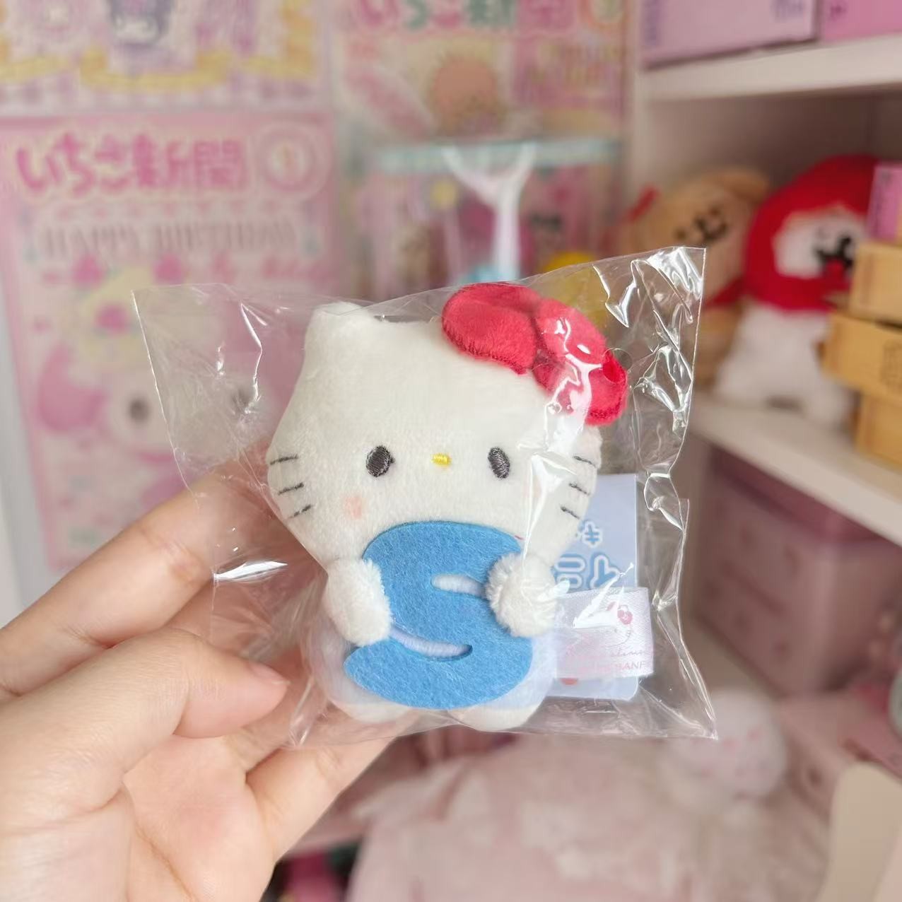 Hello Kitty Bean-Eye Mascot (S)