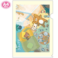 Rilakkuma Stay With Me A4 File Folder (B)