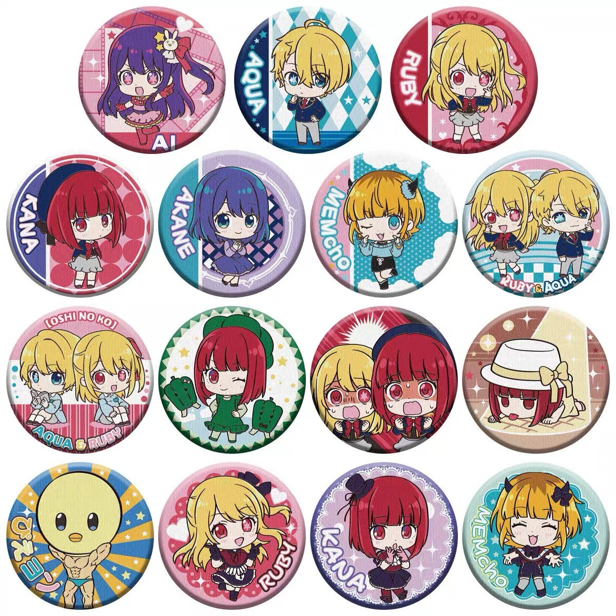 Oshi no Ko Embroidered Pin Blind Pack