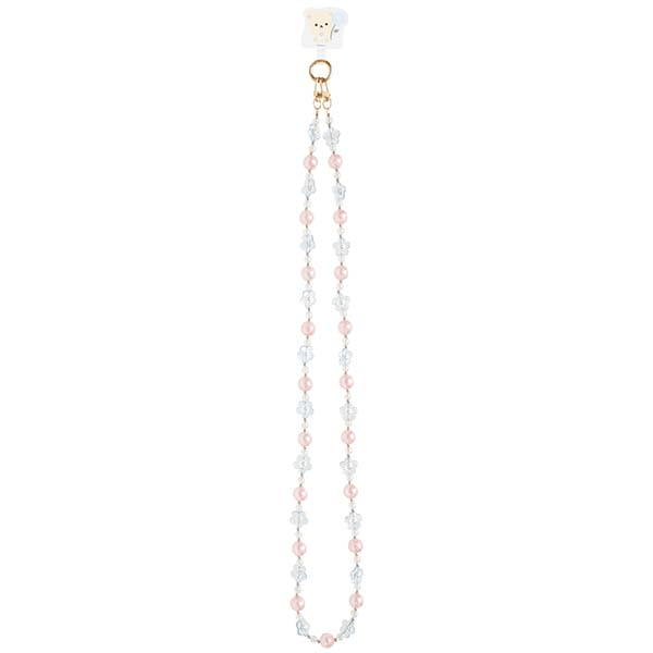 Rilakkuma Flower Phone Strap (Long Crossbody Version)