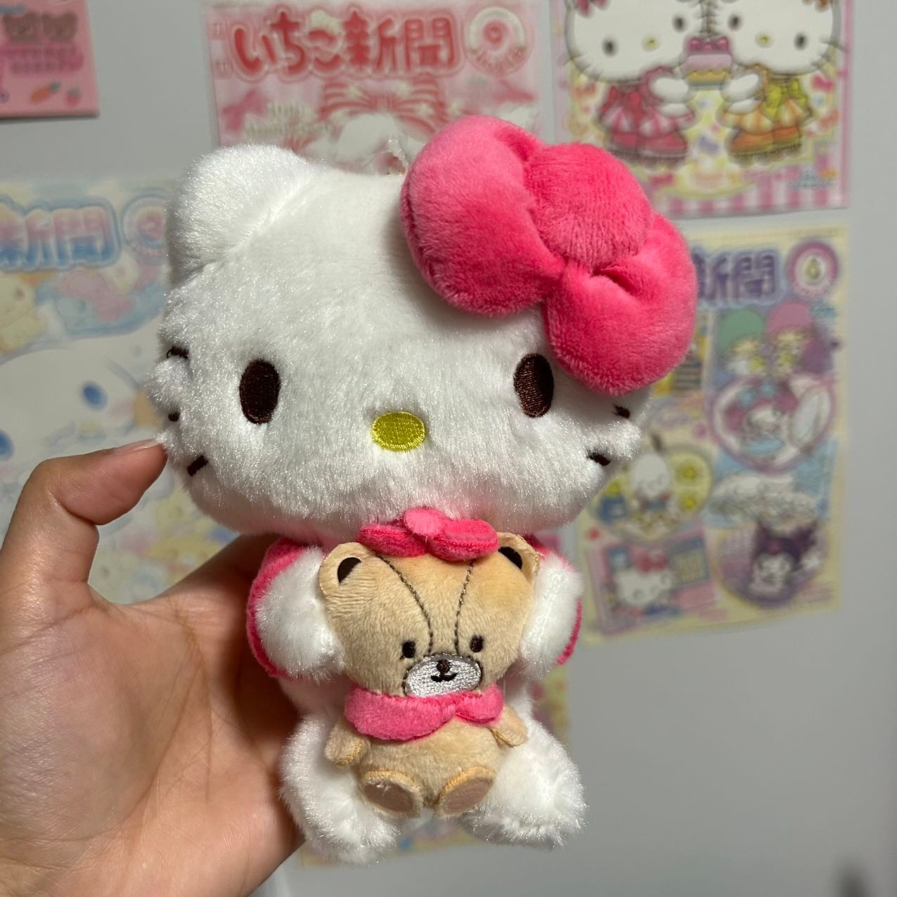 Sanrio Hello Kitty Teddy Bear Mascot