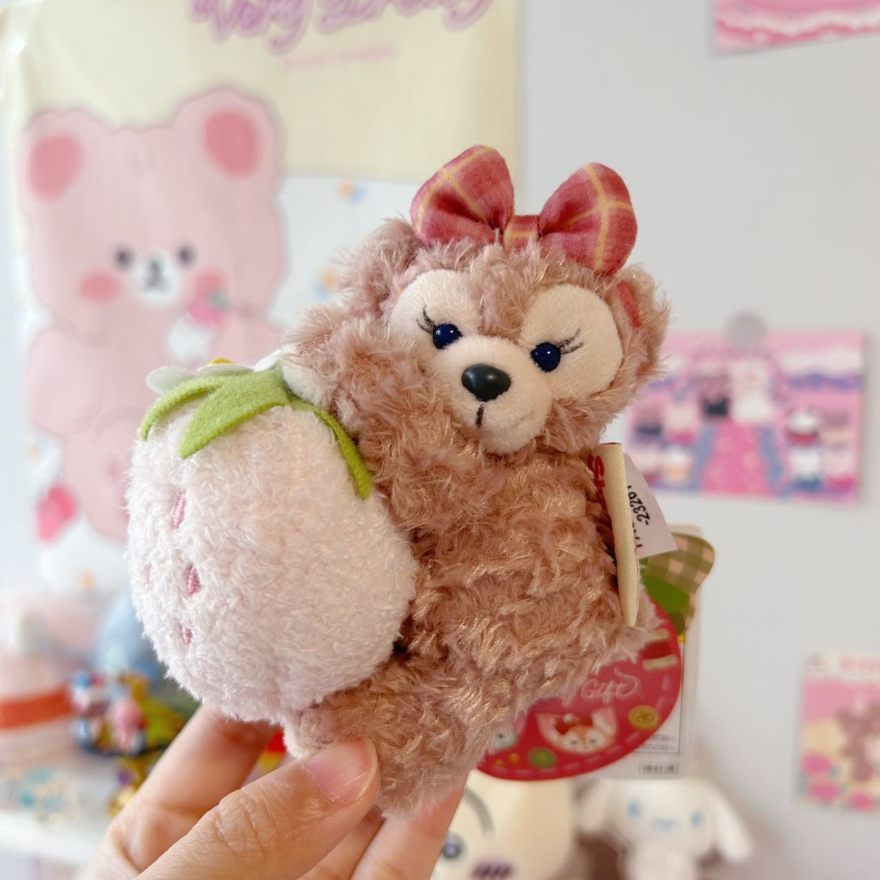 Tokyo Disney Strawberry Sitting Mascot