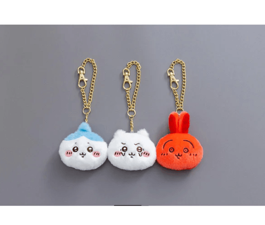 Chiikawa Emoji Plush Keychain