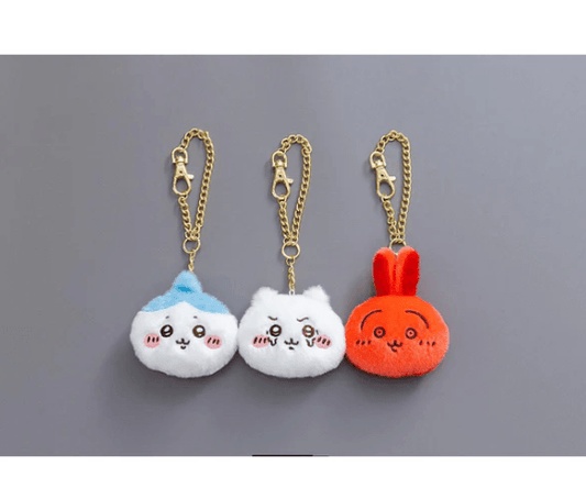 Chiikawa Emoji Plush Keychain