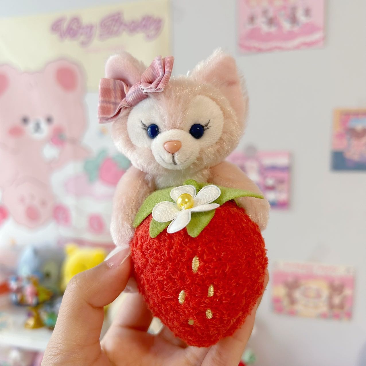 Tokyo Disney Strawberry Sitting Mascot