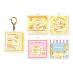 Pompompurin Exhibition Acrylic Keychain Blind Pack