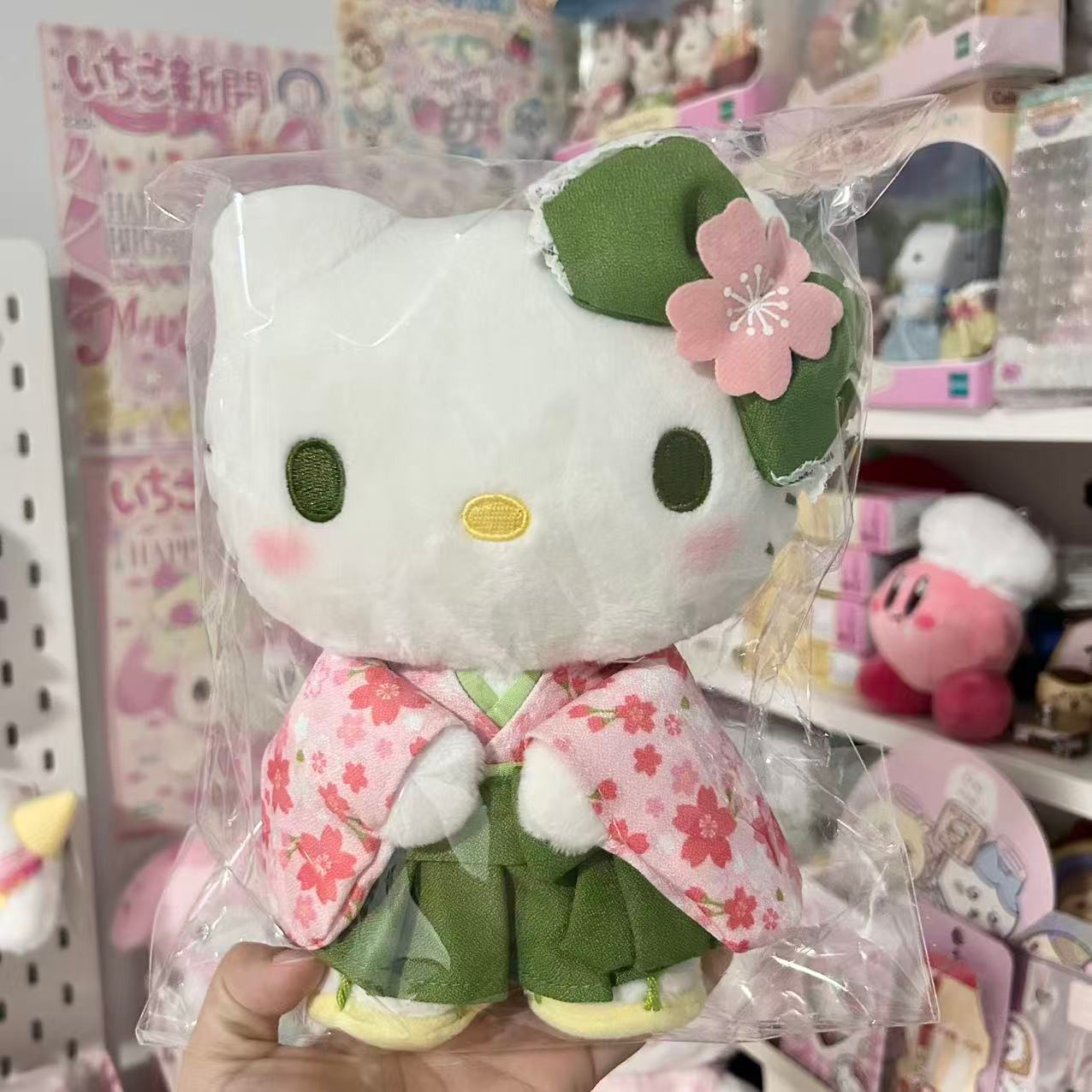 Matcha Hello Kitty Plush (S)