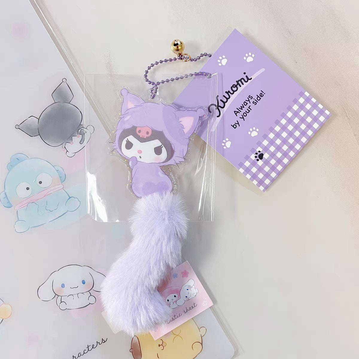 Sanrio Cat Tail Plush Mascot
