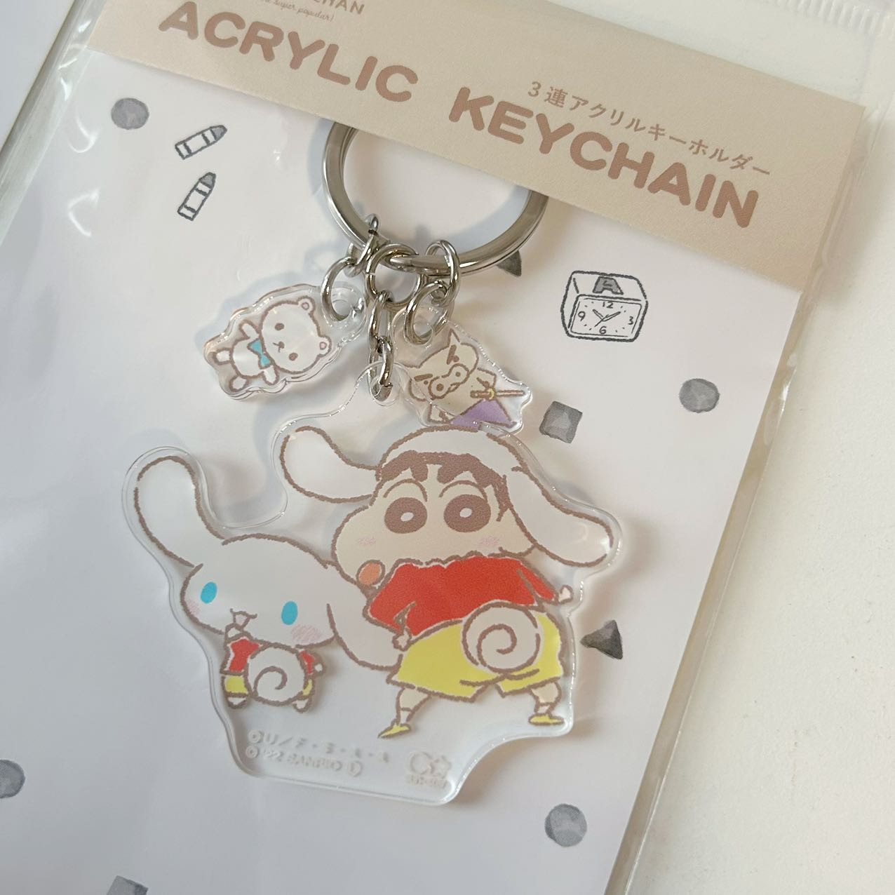 Cinnamoroll x Crayon Shin-chan Acrylic Mascot
