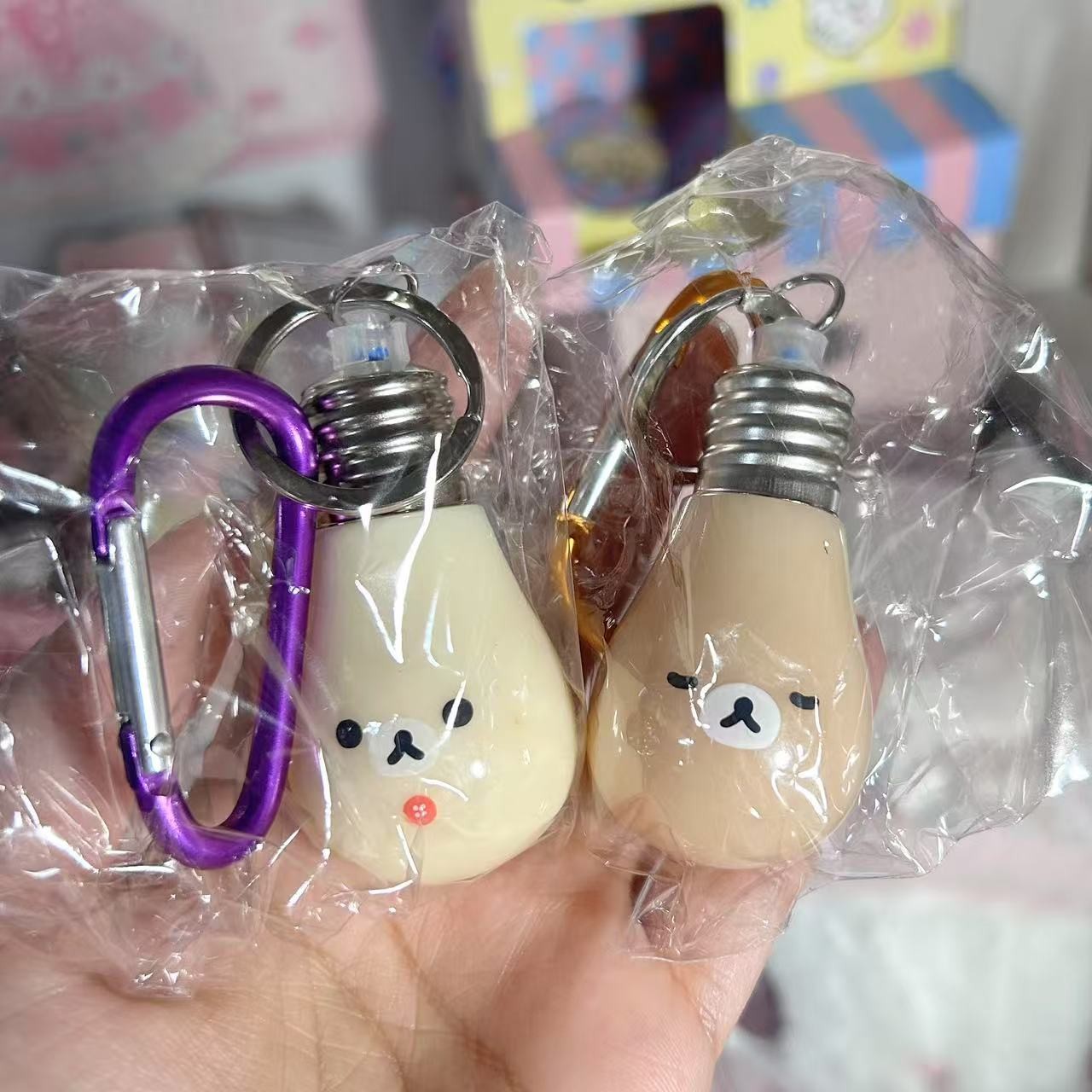 Rilakkuma Lightbulb Keychain Gashapon