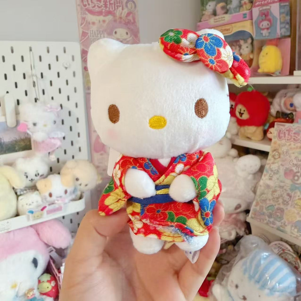 Hello Kitty Floral Kimono Mascot