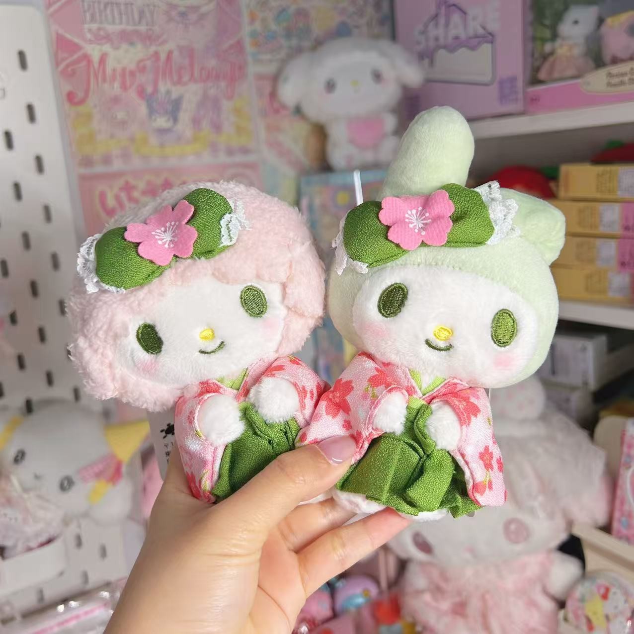 Sanrio Matcha My Melody & My Piano Mascot