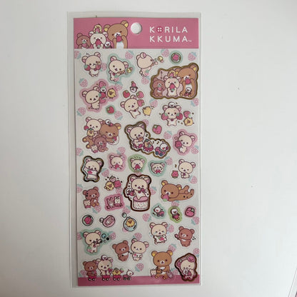 Rilakkuma Strawberry Sticker