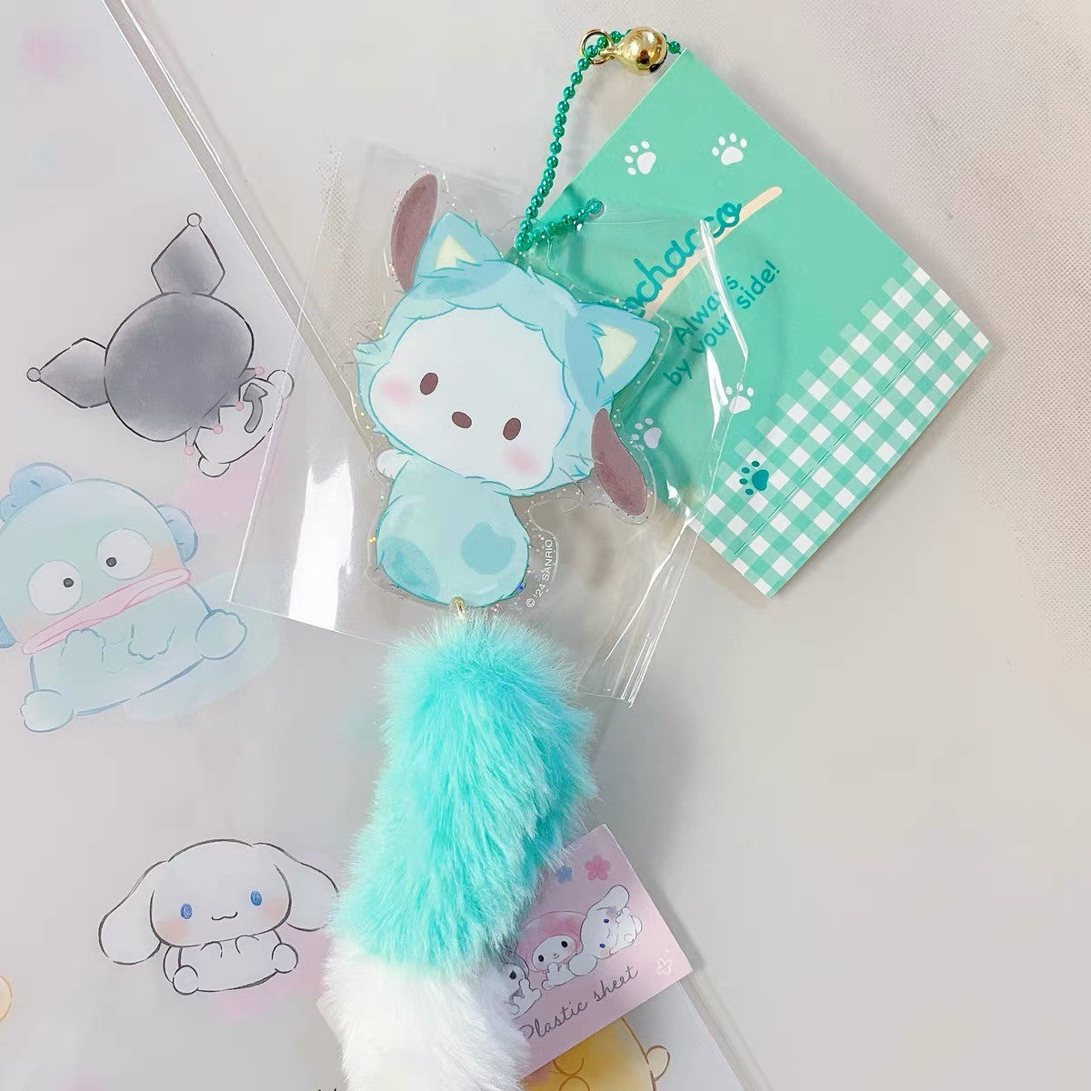 Sanrio Cat Tail Plush Mascot