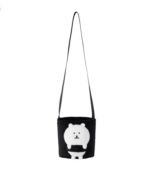 Nagano Bear Black & White Cup Sleeve