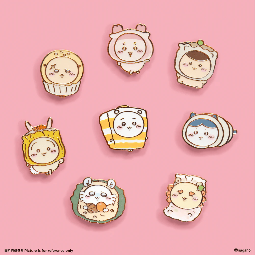Chiikawa Hong Kong Yum Cha Exclusive Pin Badge