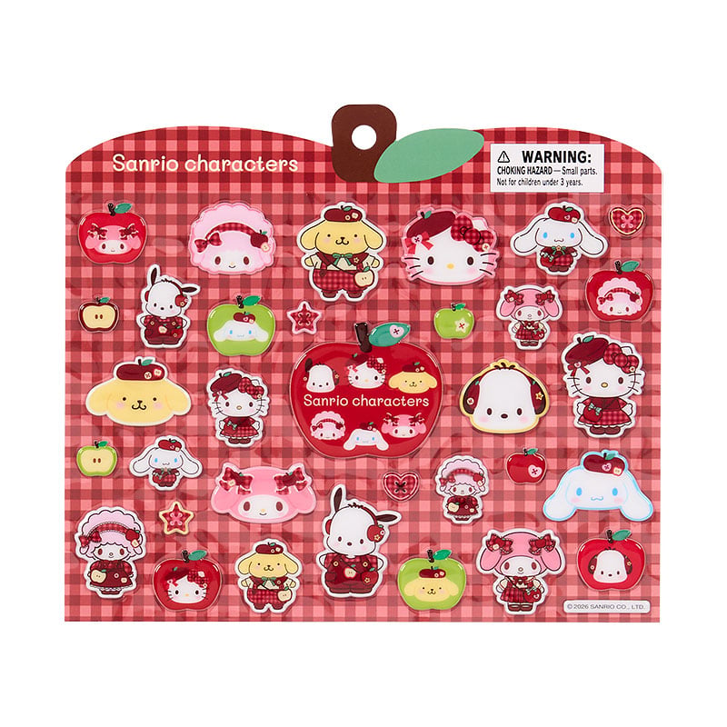 Sanrio Autumn Apple Sticker Sheet